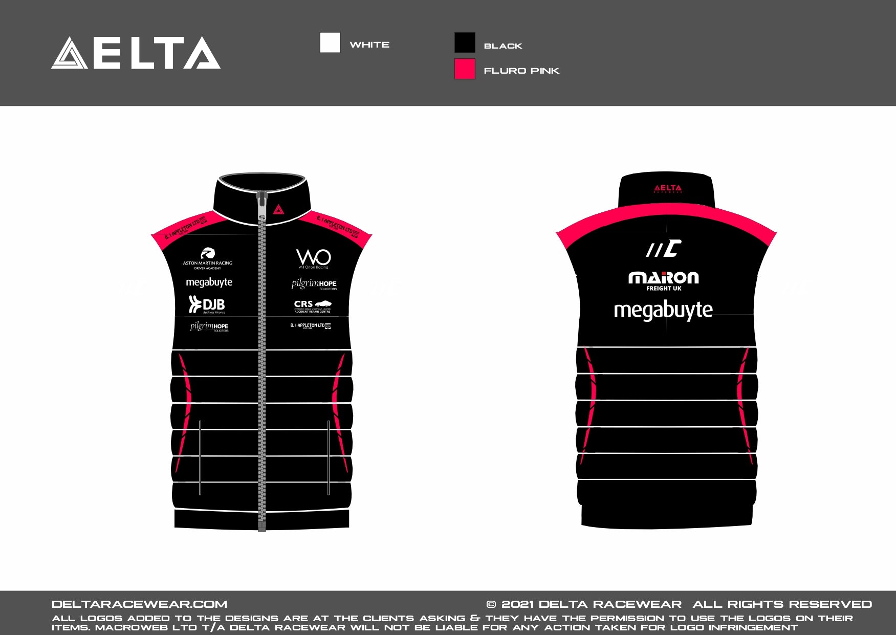 Will Orton 2025 Sublimated Women's Bodywarmer