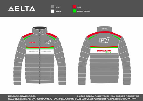 P1 Racing Group Sublimated Kid's Padded Jacket