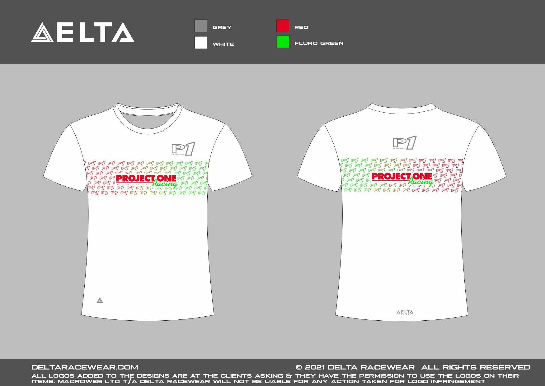 P1 Racing Group Sublimated Kid's T-Shirt