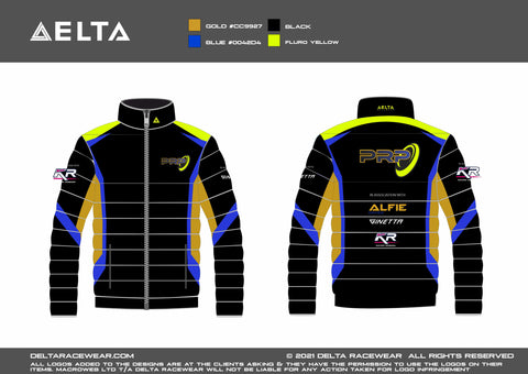 PRP Sublimated Kid's Padded Jacket