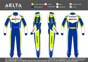 Str Racing Overalls ST Racing Embroidered FIA 877-2022 Kart Racesuit – Delta Racewear