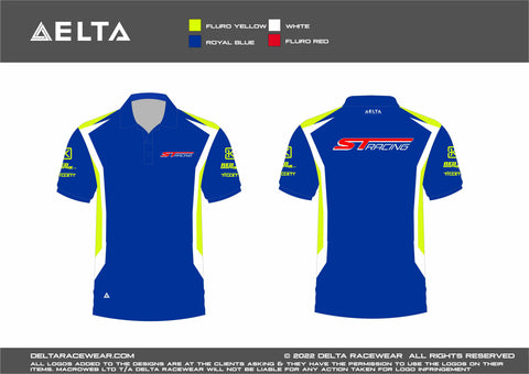 ST Racing Sublimated Men's Polo Shirt