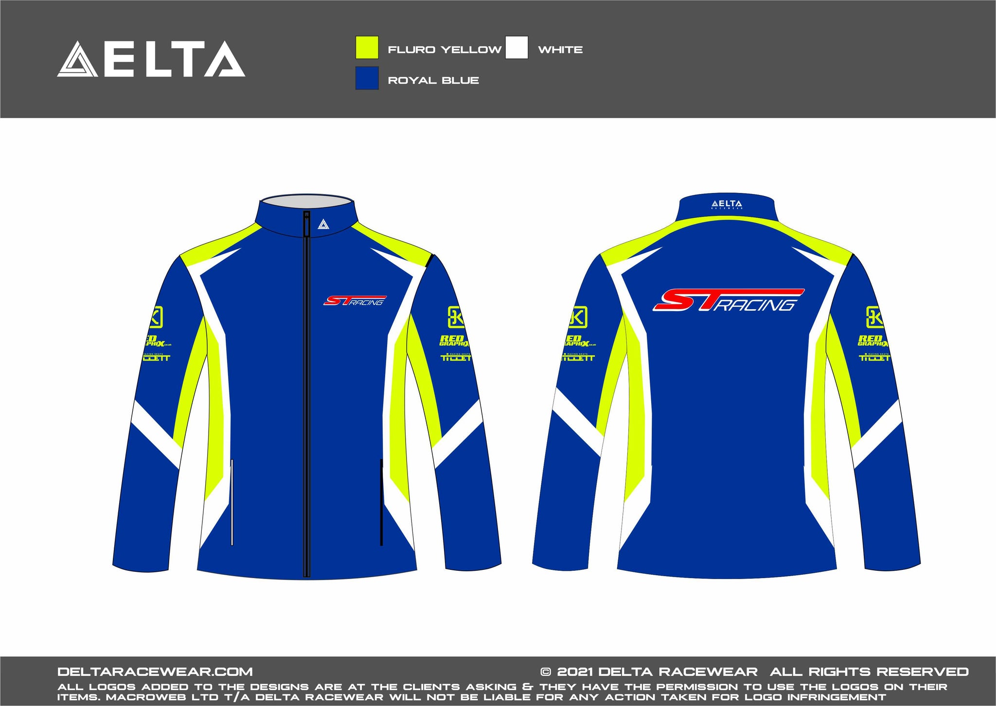 ST Racing Sublimated Women's Softshell Jacket