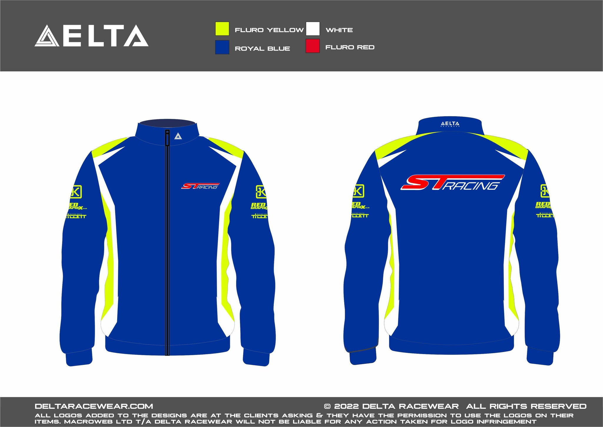 ST Racing Sublimated Men's Track Top