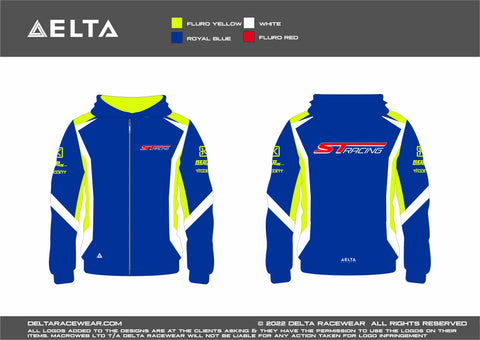 ST Racing Sublimated Women's Zip Hoodie