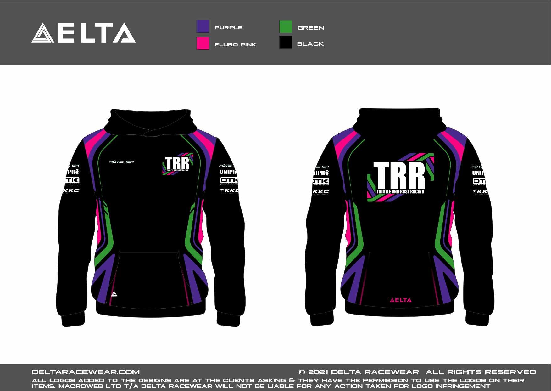 TRR Sublimated Kid's Hoodie