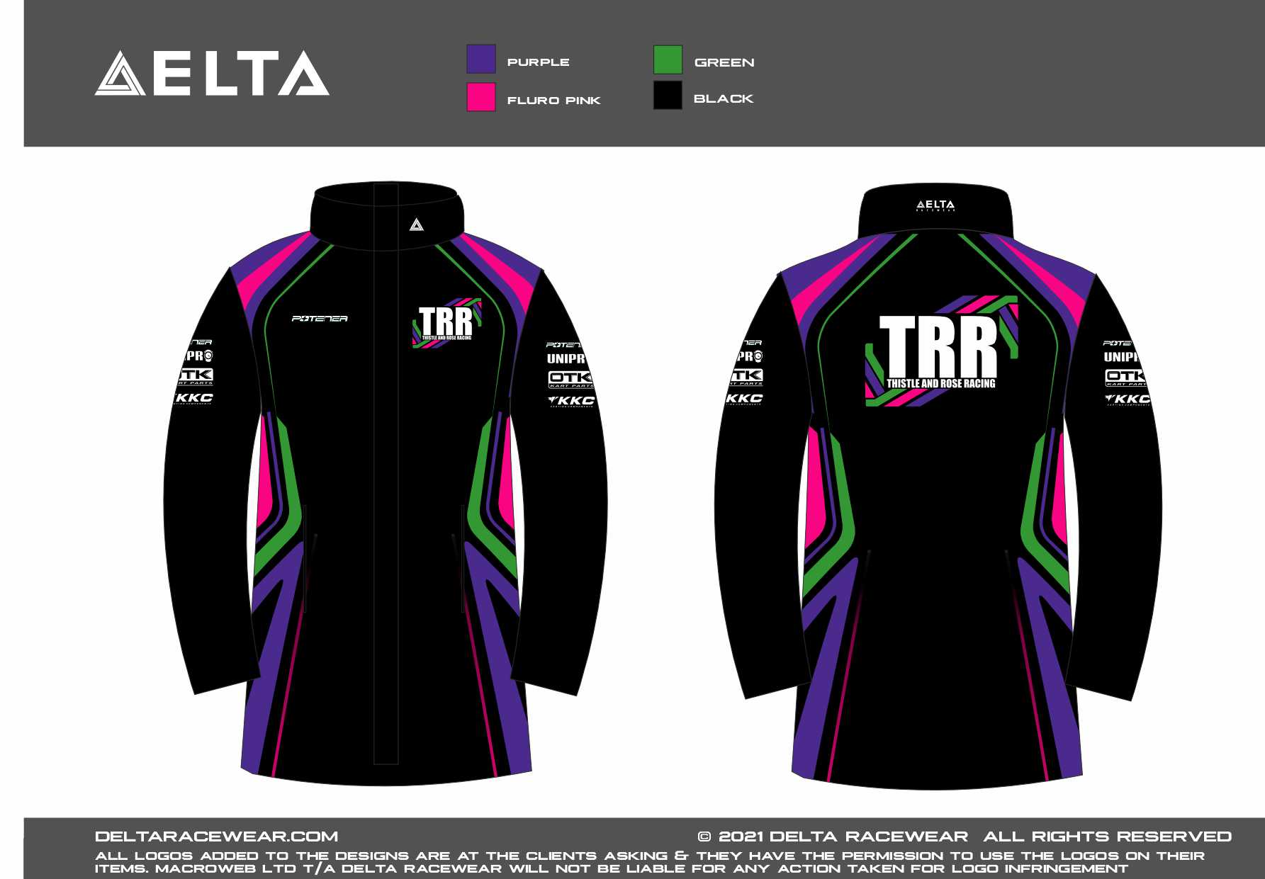 TRR Sublimated Kid's Winter Coat