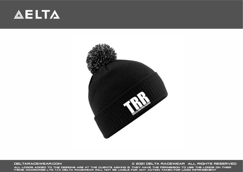 TRR Embroidered Bobble Hat