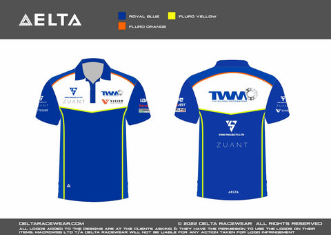 Tim Wilson Motorsport Sublimated Kid's Polo Shirts