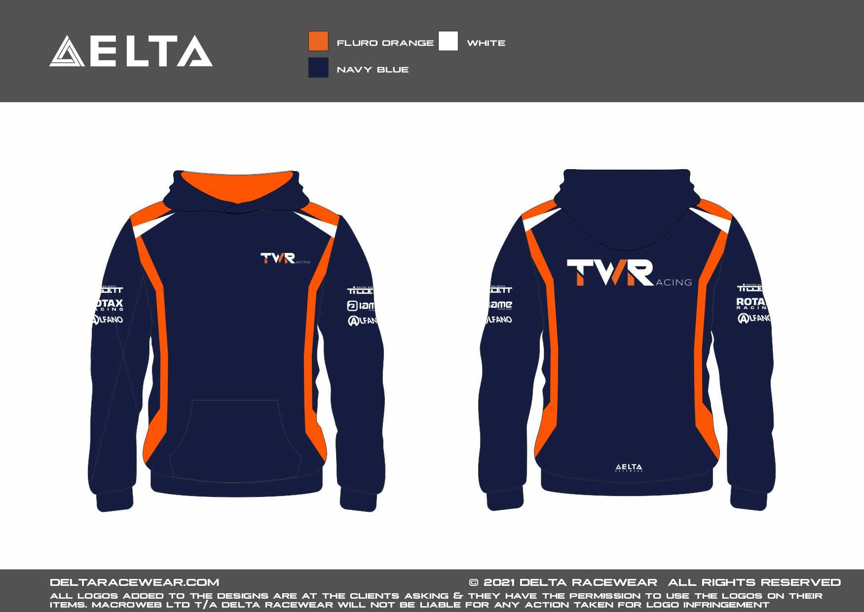 TW Racing Sublimated Men's Hoodie