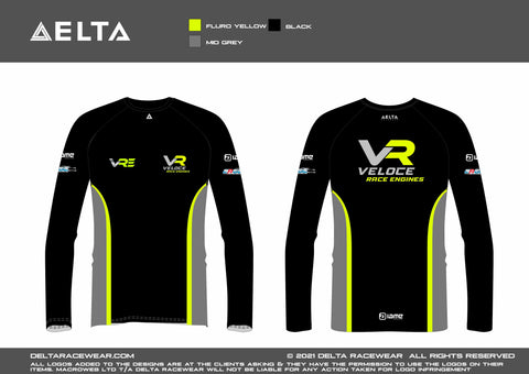 Veloce Racing Sublimated Kid's Baselayer