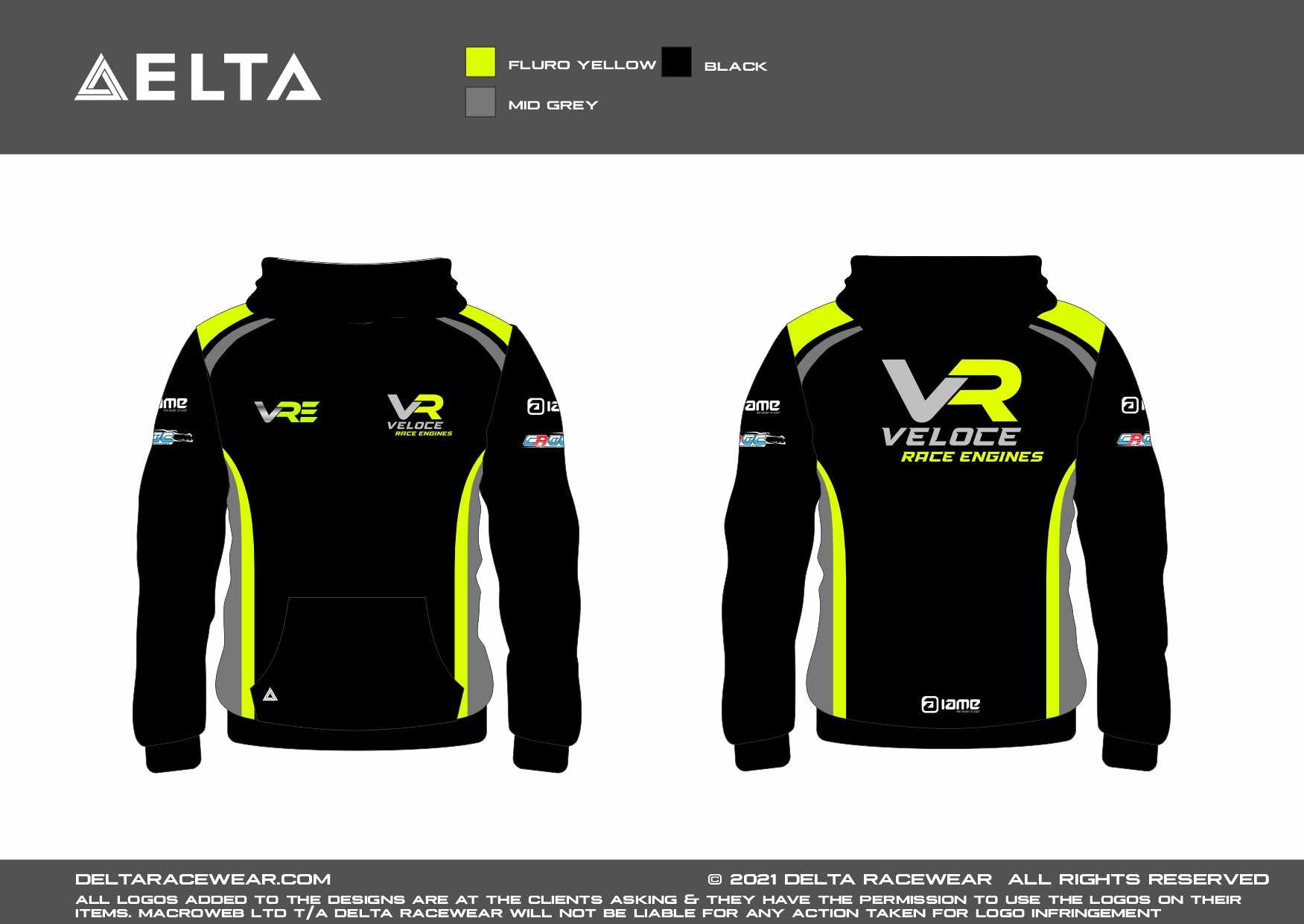 Veloce Racing Sublimated Kid's Hoodie