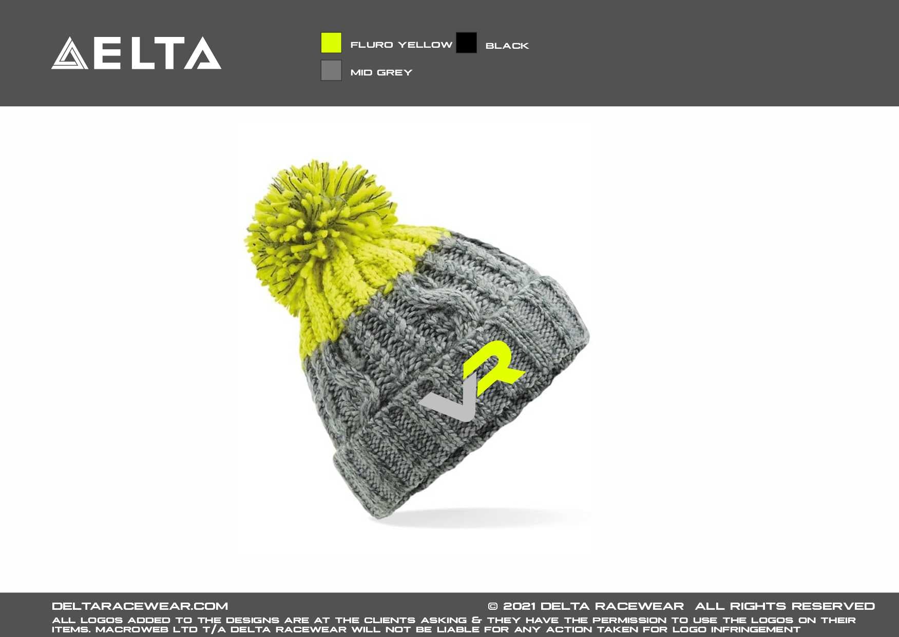 Veloce Racing Engines Embroidered Bobble Hat