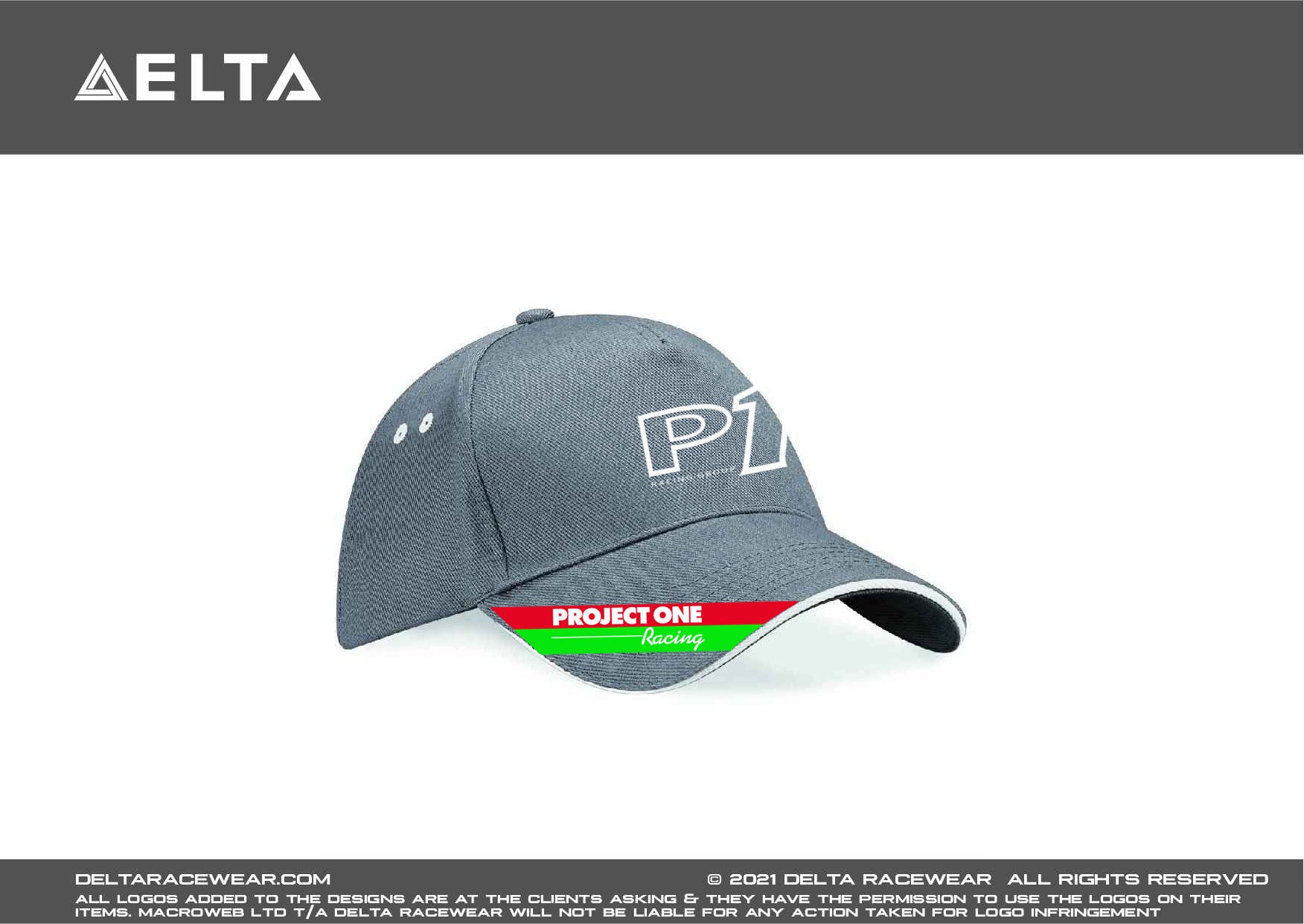 P1 Racing Group Embroidered Cap