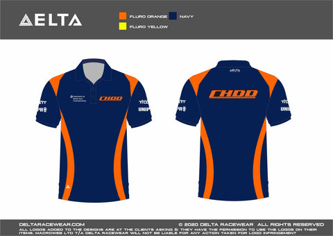 CHDD Sublimated Mens Polo Shirt