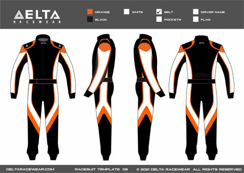 Wetsuit Template Design 08