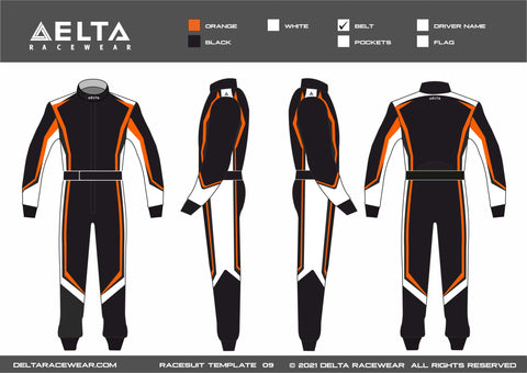 Wetsuit Template Design 09