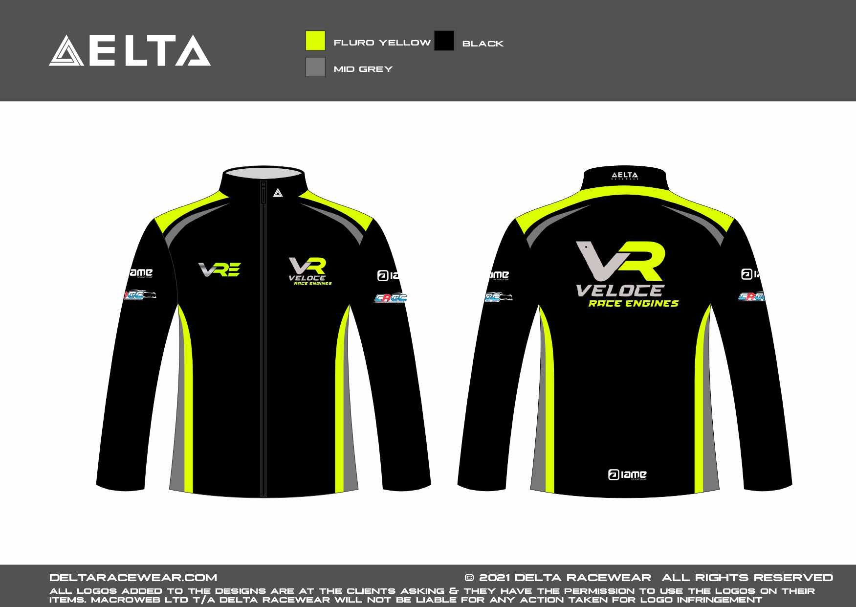 Veloce Racing Sublimated Women's Softshell Jacket