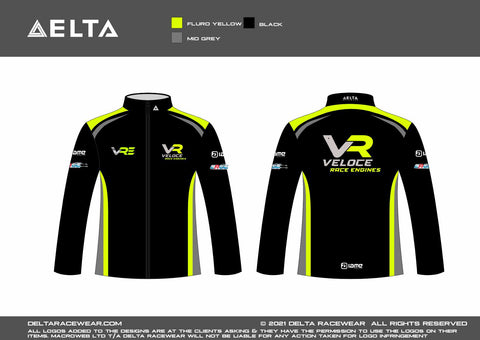 Veloce Racing Sublimated Women's Softshell Jacket