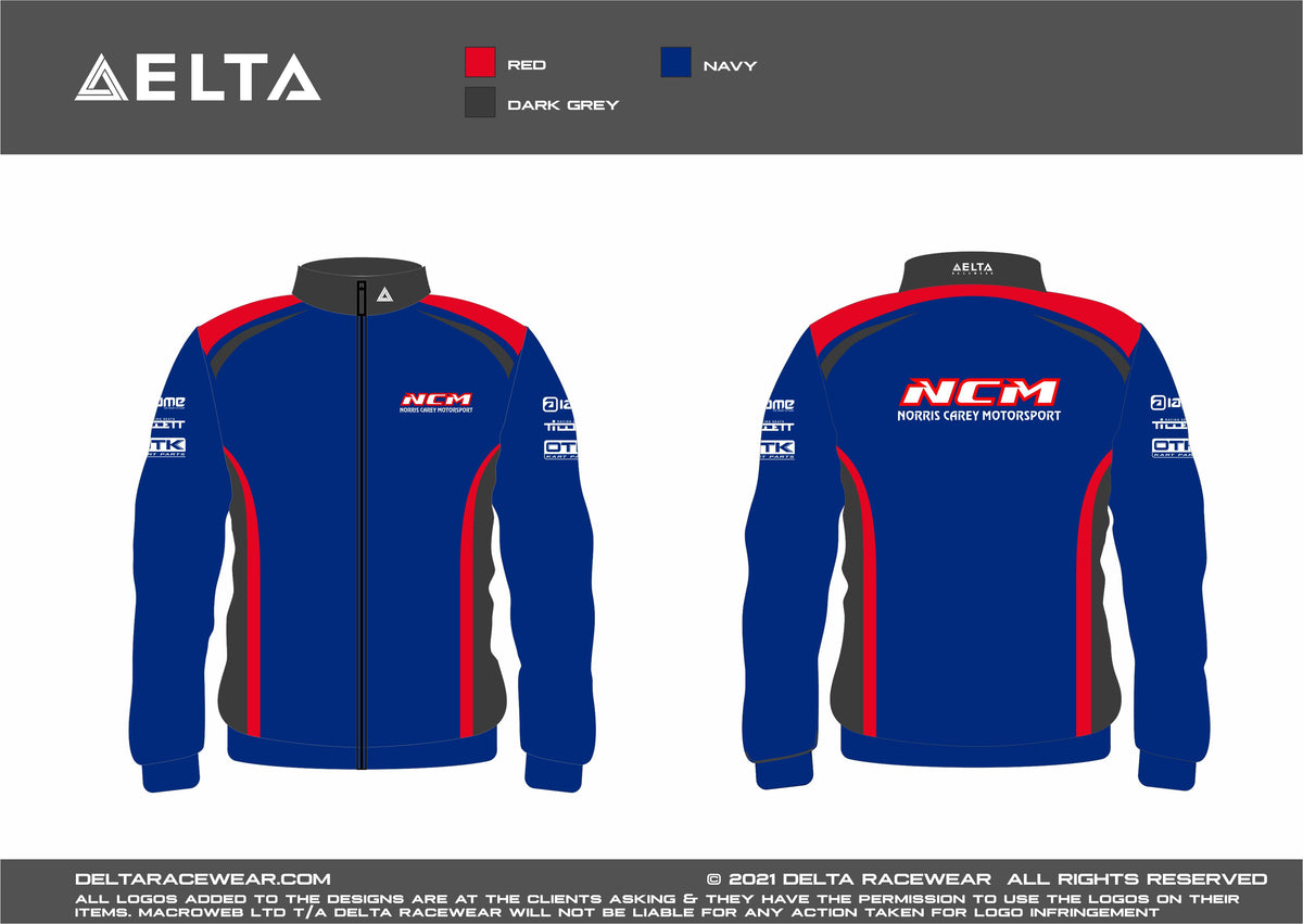 NCM Sublimated Men's Track Top – Delta Racewear