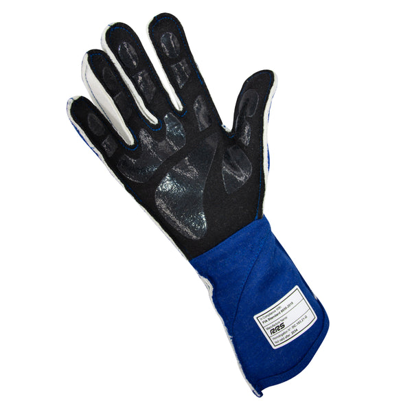 RRS Virage 3 Racing Gloves (Blue/White) - FIA Approved