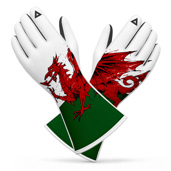 Welsh Dragon Karting & Sim Racing Gloves – Red, White & Green