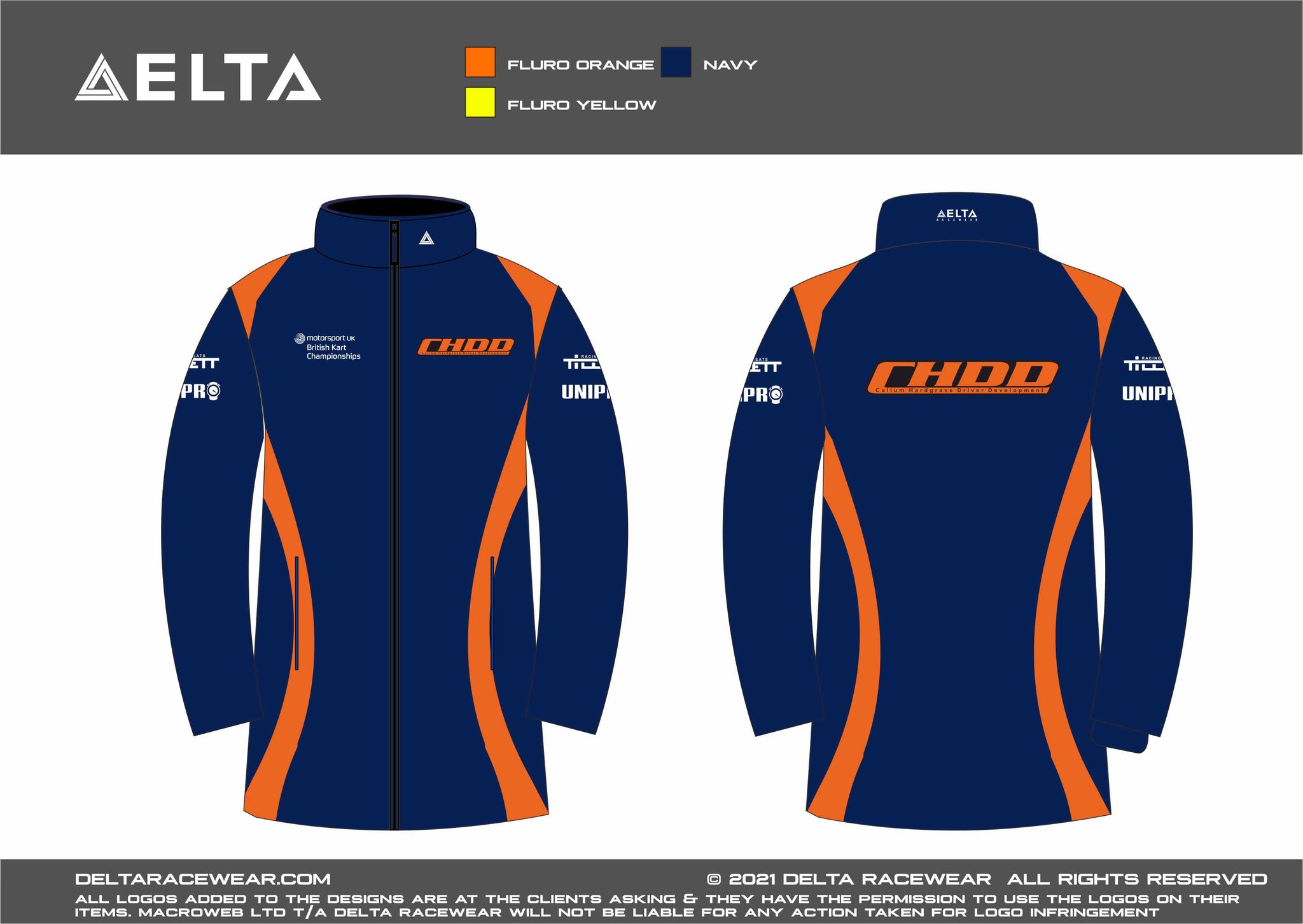 CHDD Sublimated Women's Winter Coat