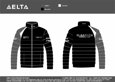 Klaassen Motorsport Sublimated Women's Padded Jacket