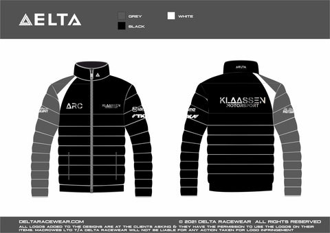 Klaassen Motorsport Sublimated Men's Padded Jacket