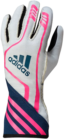 Adidas RSR Gloves White/Navy/Fluro Pink
