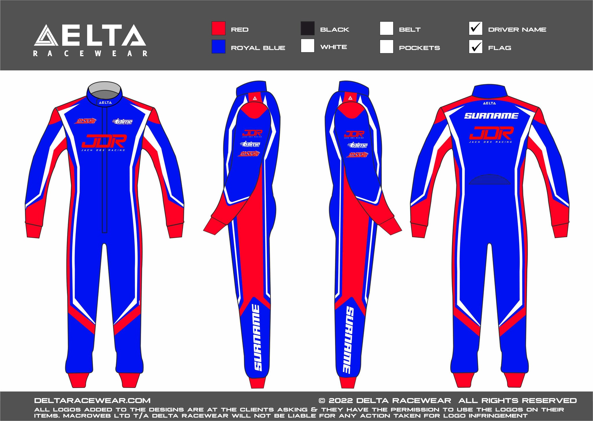 JDR FIA 877-2022 Kart Racesuit