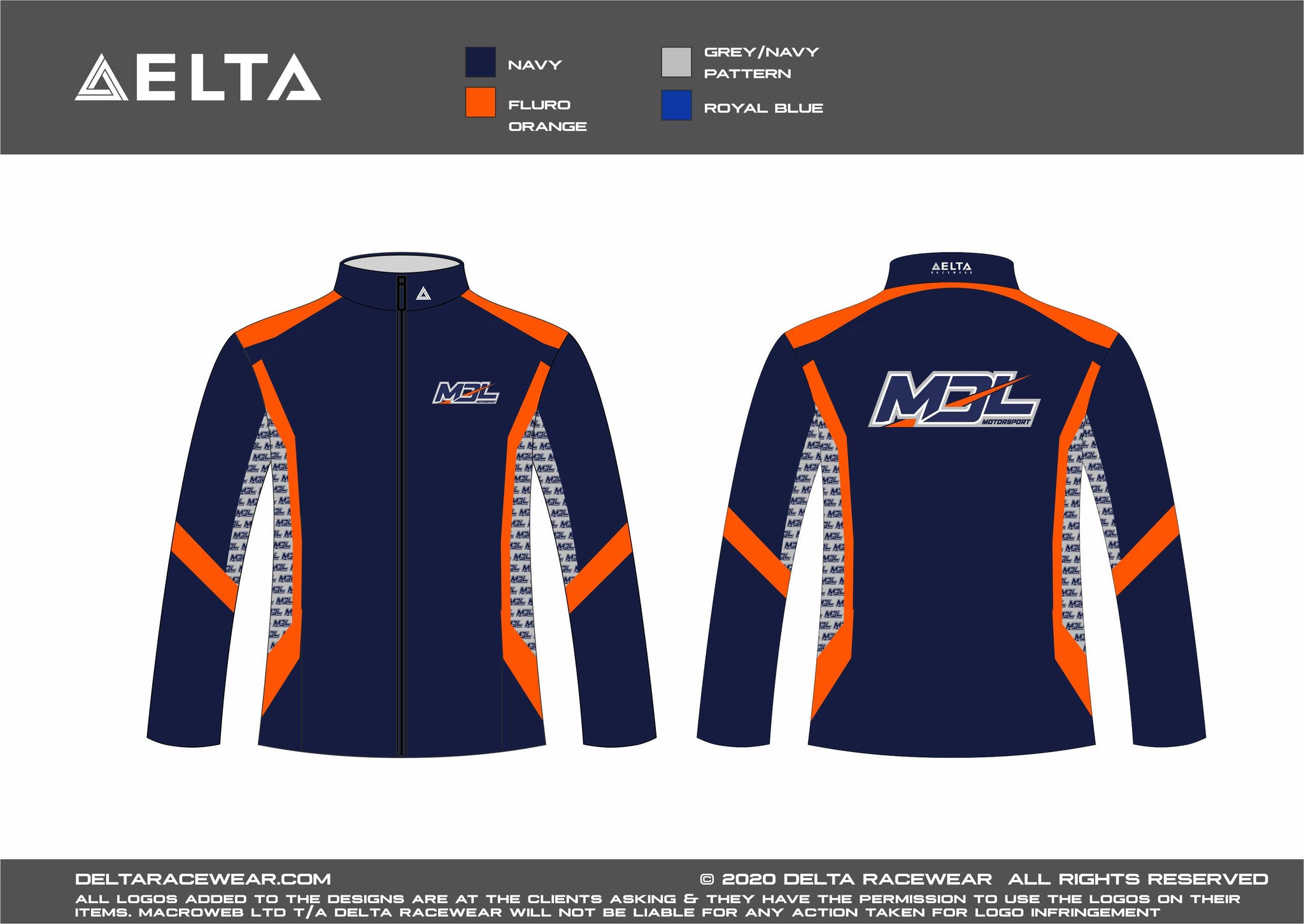 MDL Sublimated Kid's Softshell Jacket