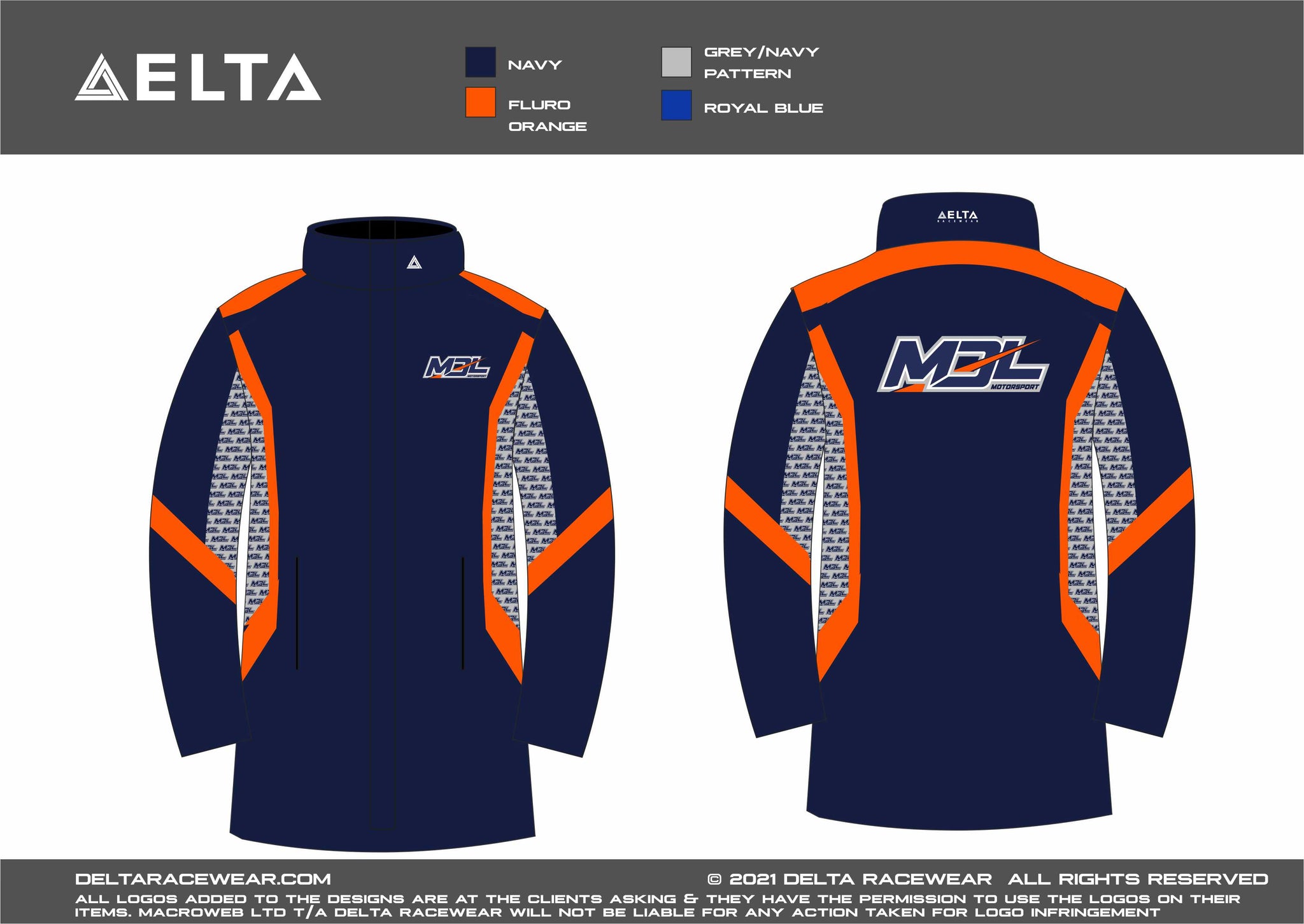 MDL Sublimated Men's Winter Coat