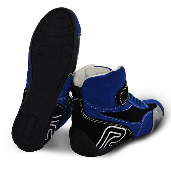 RRS FIA Fireproof Racing Boots - Blue