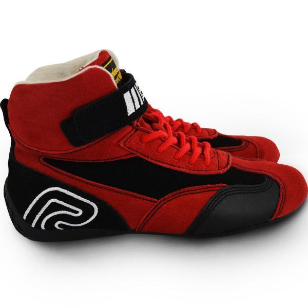 RRS FIA Fireproof Racing Boots - Red