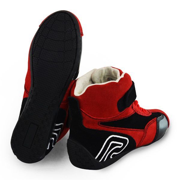RRS FIA Fireproof Racing Boots - Red