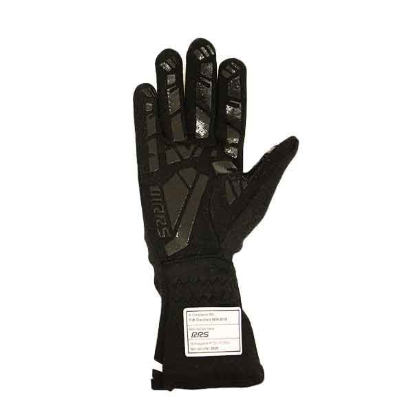 RRS GRIP 2 Racing Gloves (Black/Light Blue) - FIA Approved (8856-2018)