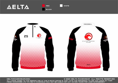 Stalloni Campioni Racing Sublimated Men's Zip Neck Jumper