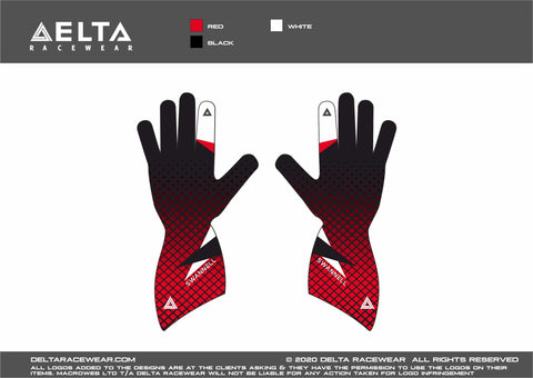 Stalloni Campioni Racing Sublimated Kart Gloves