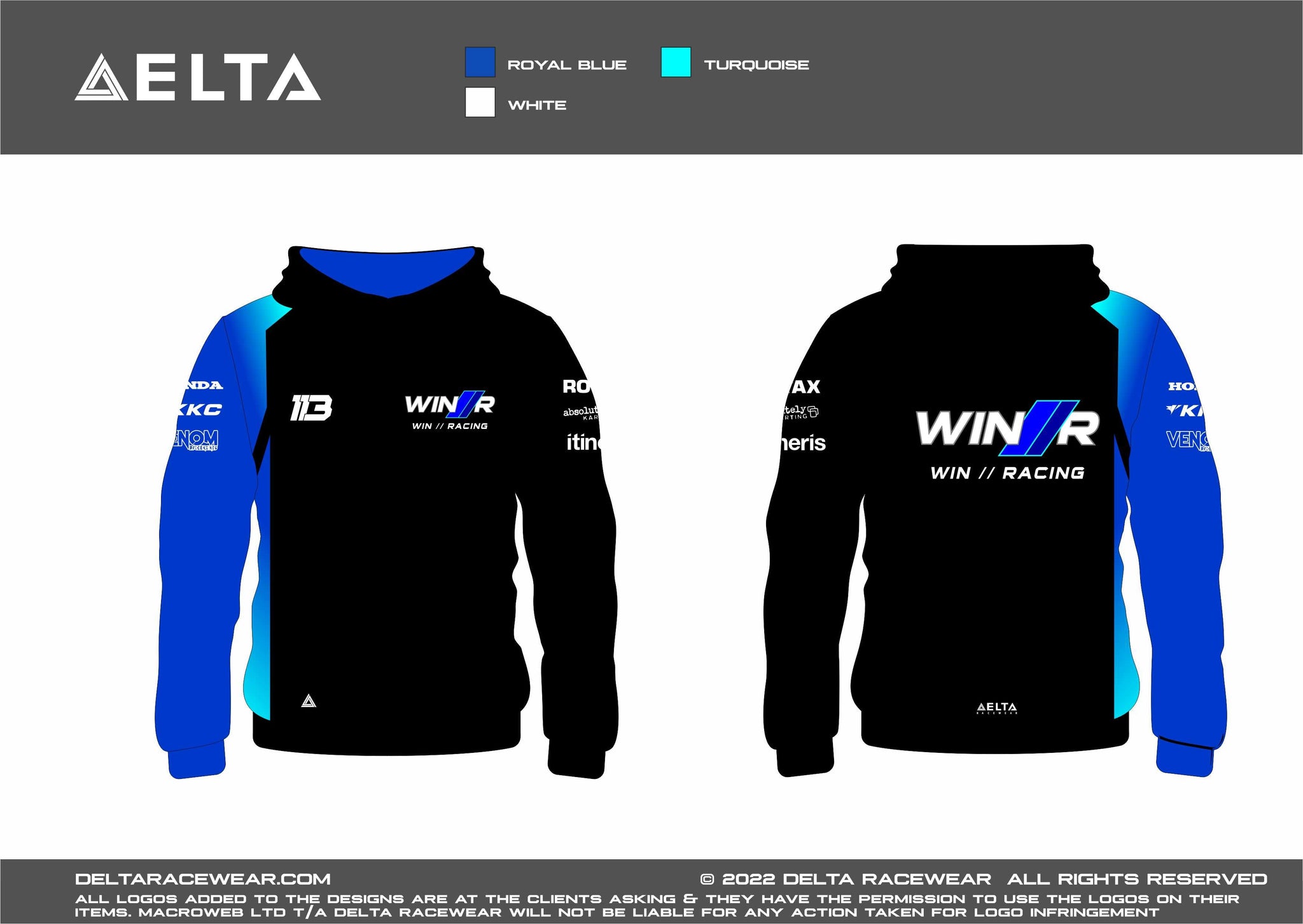 WINR Sublimated Women's Hoodie