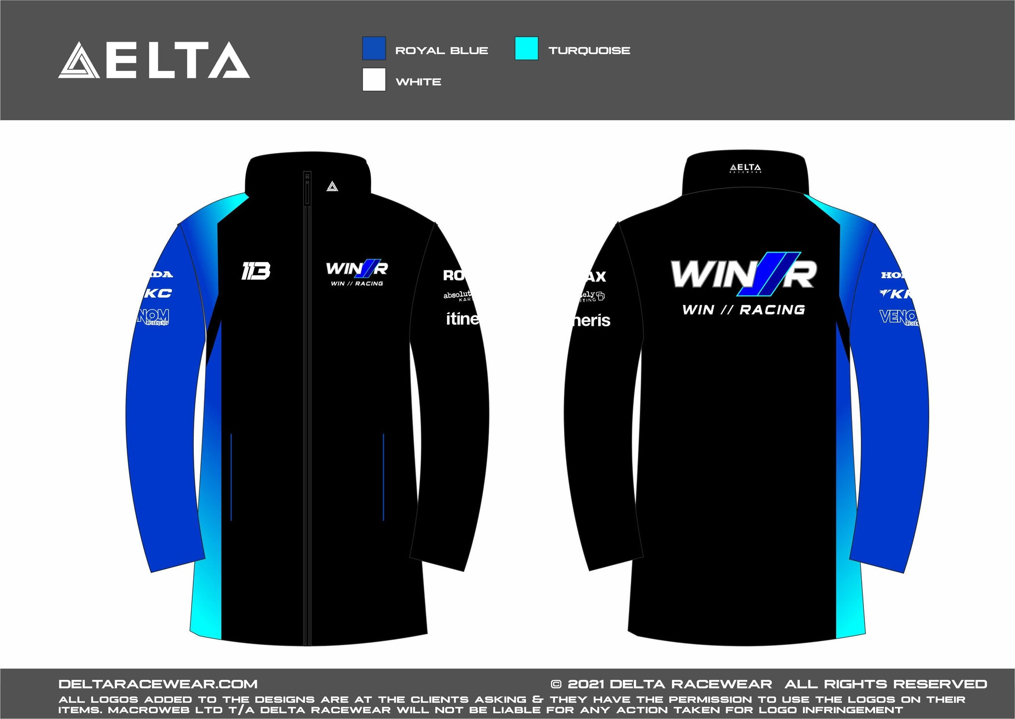 WINR Sublimated Women's Winter Coat