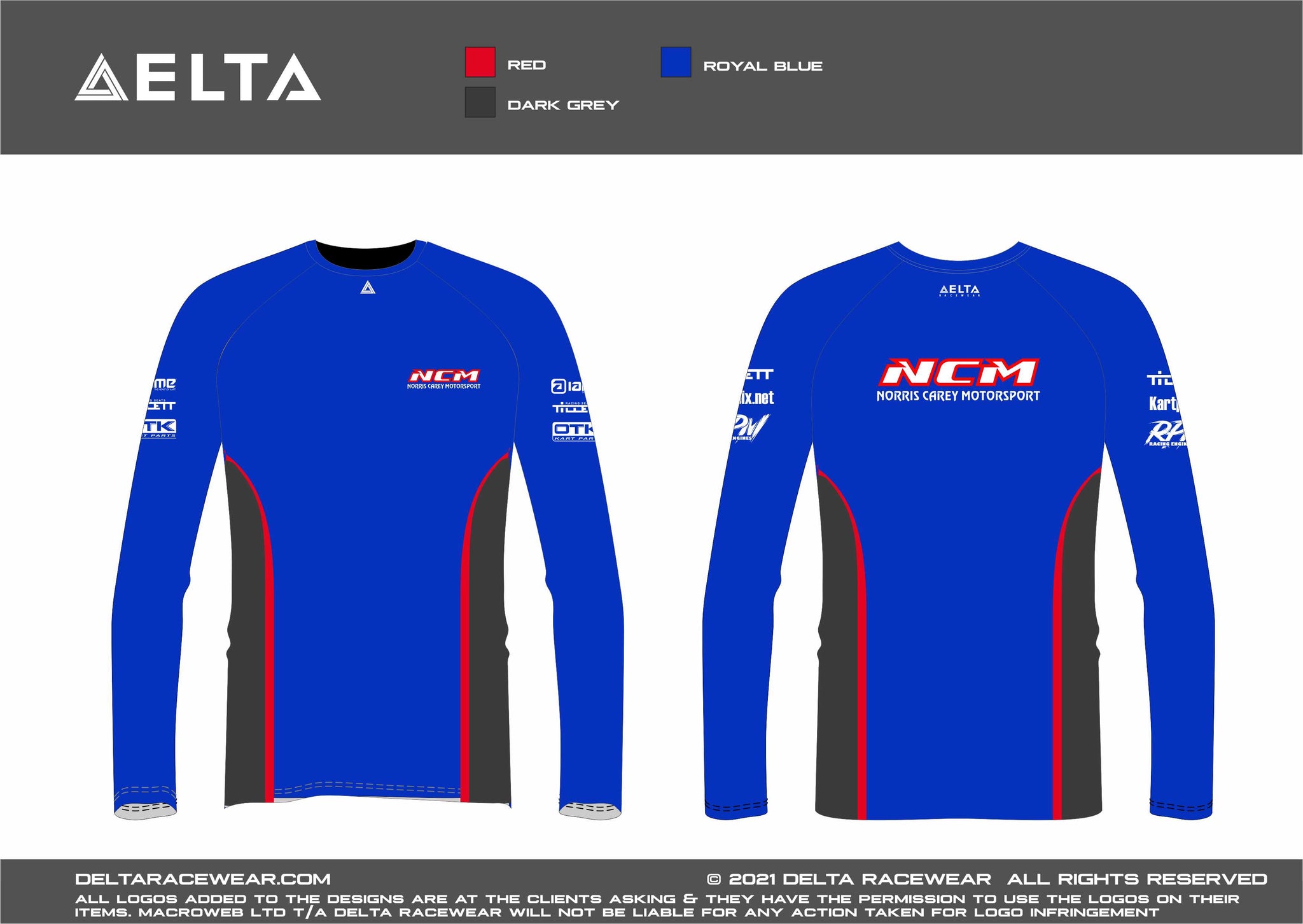NCM Sublimated Adult Baselayer