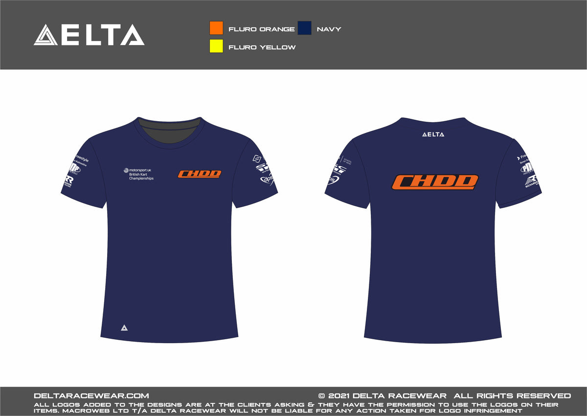 CHDD Printed Cotton Kid's T-Shirts – Delta Racewear