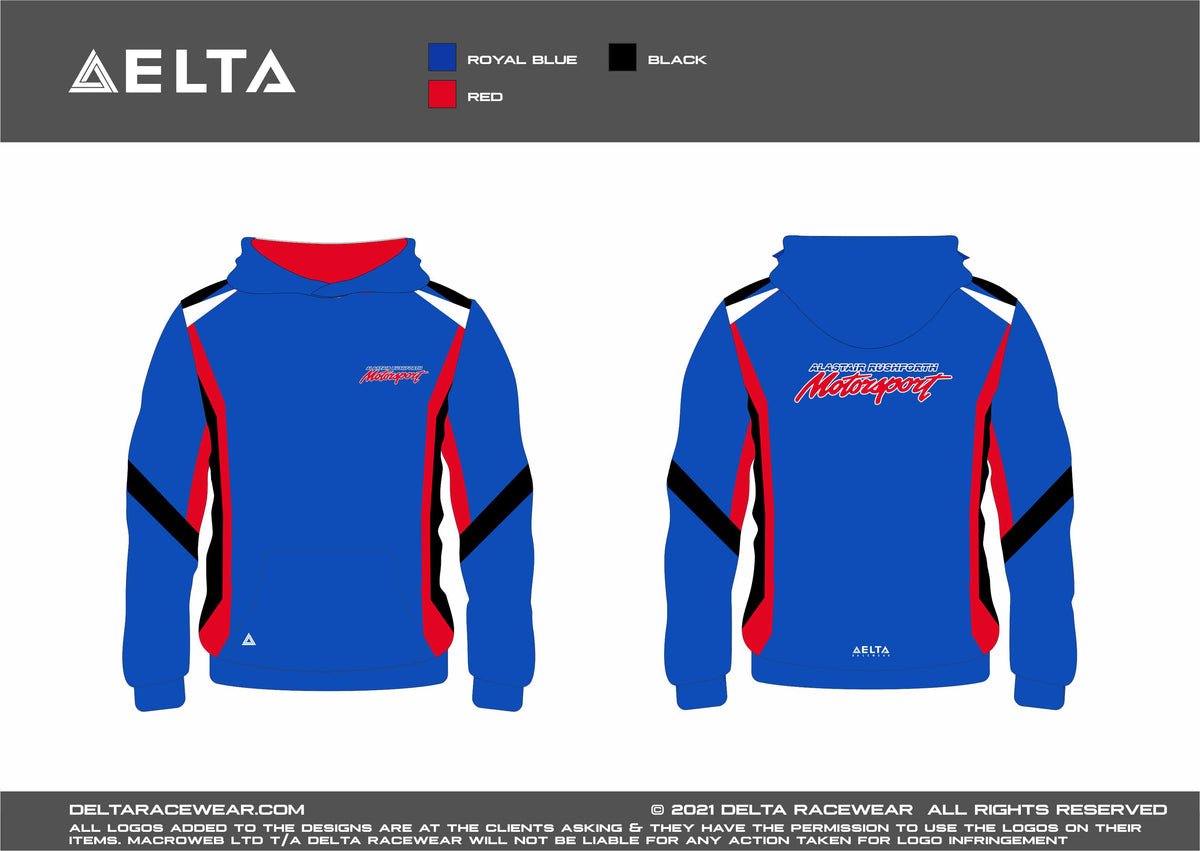 Ali Rushforth Men's Merchandise Hoodie – Delta Racewear