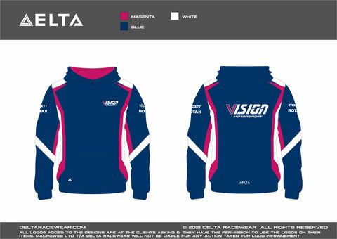 Vision Motorsport Sublimated Men's Hoodie