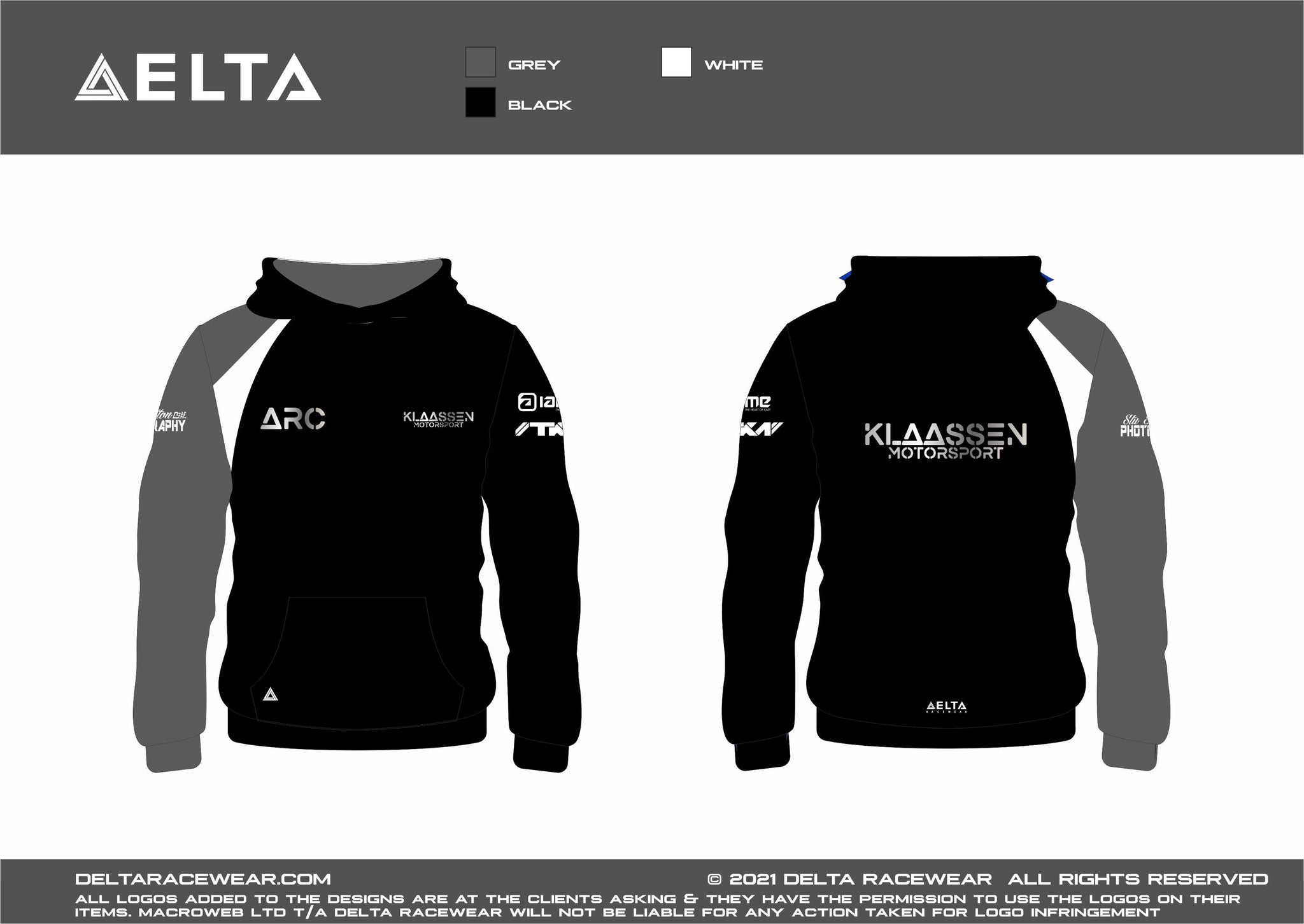 Klaassen Motorsport Sublimated Kid's Hoodie