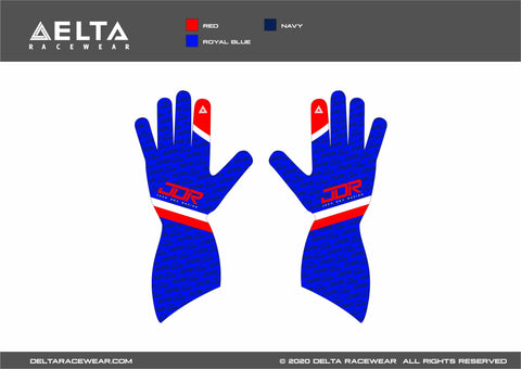 JDR Sublimated Kart Gloves