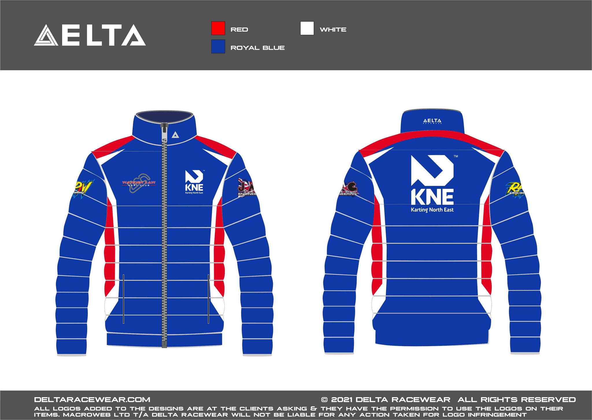 KNE Sublimated Man's Padded Jacket