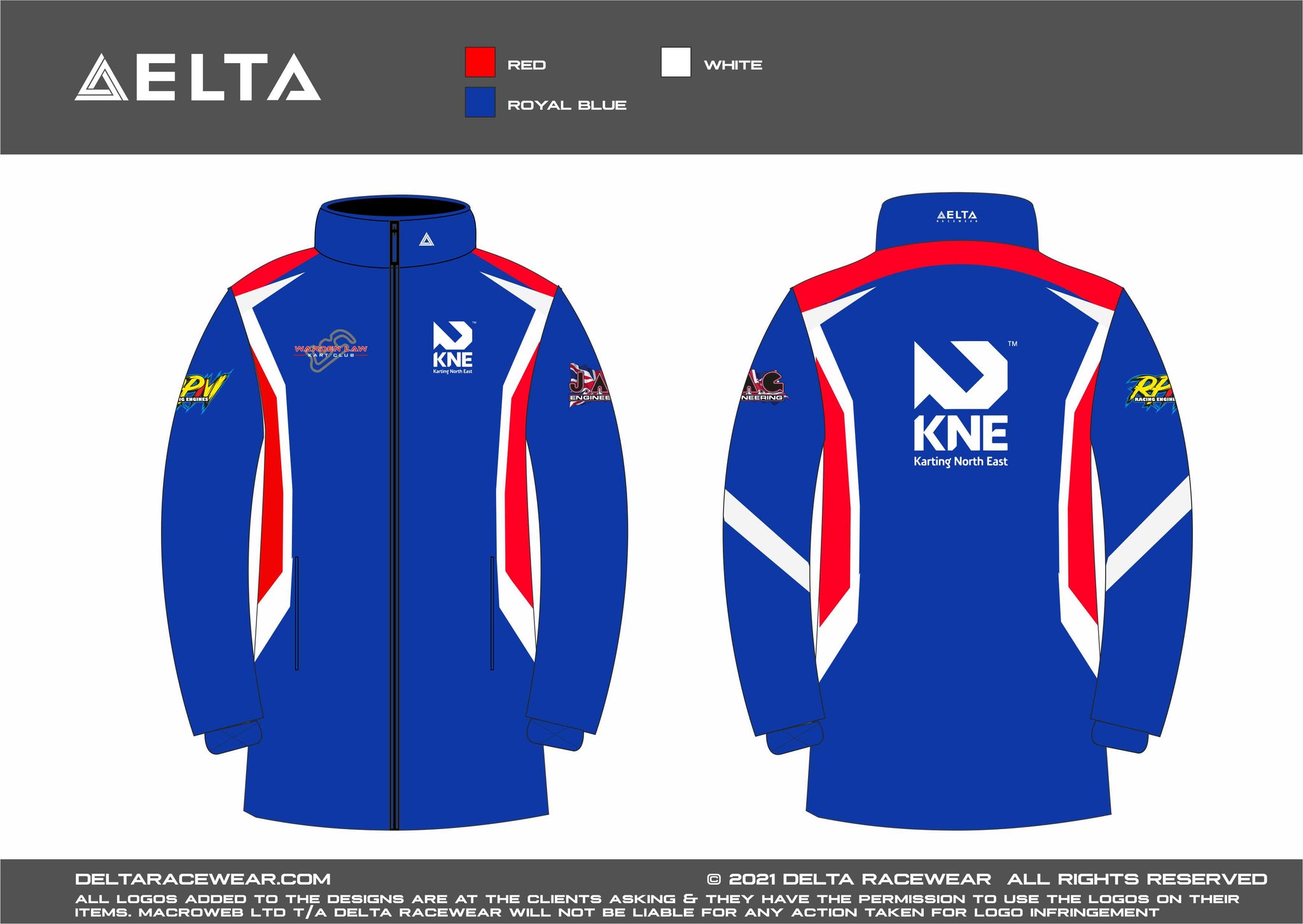 KNE Sublimated Men's Winter Coat