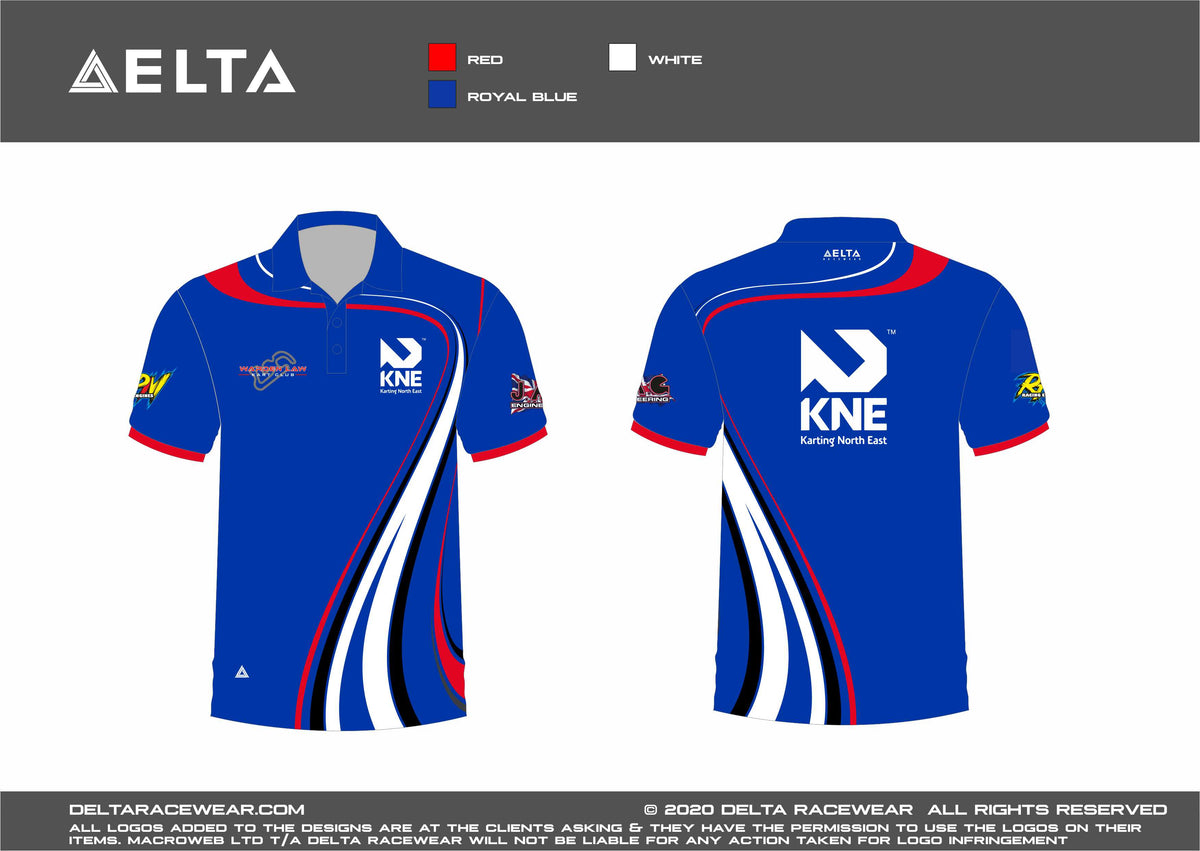 KNE Sublimated Men's Polo Shirt – Delta Racewear